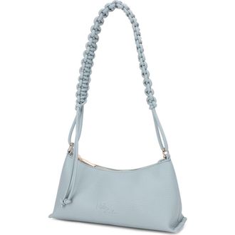 Mali + Lili Phoebe Vegan Leather Shoulder Bag in Sea Blue at Nordstrom