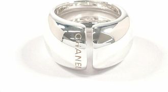 Chanel Silver Silver 925 Band Ring (Pre-Owned)