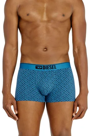Diesel Three-pack of stretch cotton trunks with monogram - Trunks - Man - Blue