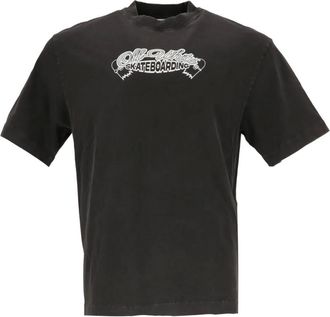 Off-white T-shirt con grafica - Nero