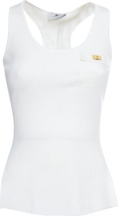 Elisabetta Franchi Top Tricot Bianco