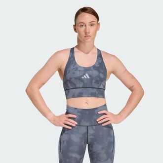 adidas Womens adidas adi365 Running Pocket Graphic Medium Support Bra