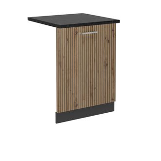 Vicco Tapa Del Lavavajillas R-line, Roble Artesanal, 60 Cm, Et Antracita