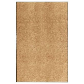 vidaXL Felpudo Lavable Crema 120x180 Cm Vidaxl