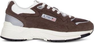 Autry Brown Hyperway Low Sneakers