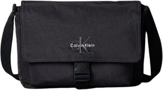 Calvin Klein Borsa Messenger con Patta Audace - - Bags - Uomo - Nero - ONE SIZE