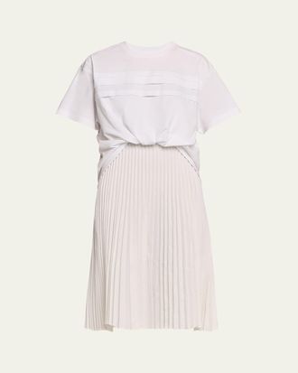 3.1 Phillip Lim French-Tuck T-Shirt Combo Dress