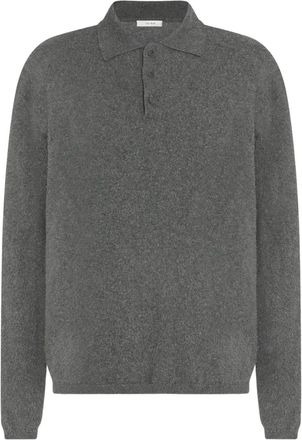 The Row Almot textured polo shirt - men - Cotton - M - Grey