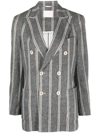 Circolo 1901 Striped Double-Breasted Jacket