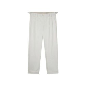 AT.P. CO Straight Trousers, male, White, Size: XS White Trousers for Men