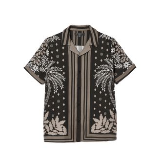 Cult of Individuality CUBAN SHORT SLEEVE WOVEN SHIRT