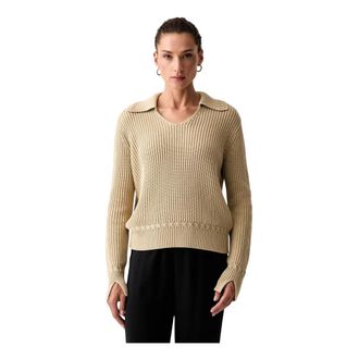 A|X Armani Exchange Mujer, Jerseys, Beige, Talla: S