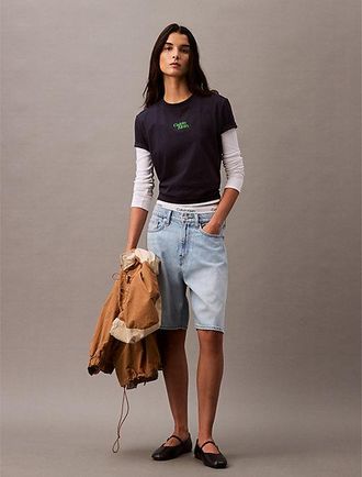 Calvin Klein Flock Logo T-shirt