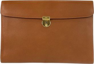 Gucci Brown Calfskin Clutch (Authentic Pre-Loved)