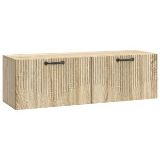 vidaXL Mueble Para Tv De Pared Roble Sonoma 98 X 31 X 30 Cm Vidaxl