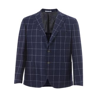 Malo Heren, Jassen, Blauw, Maat: 3XL Wol