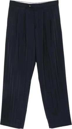 Lc23 Marzotto Gessato Pence Pantalon - Heren - Nette broeken - Blauw - S - Wol - Broeken