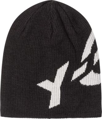 Yohji Yamamoto Black Logo Beanie Cap
