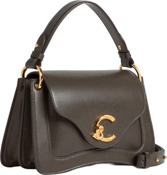 Coccinelle Womens Leather Handbag C-Me Small Mud Handbags Hand Bags