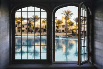 Queence Wandsticker »Pool« Wandsticker, Wandbild, selbstklebend, 3D, Fenster