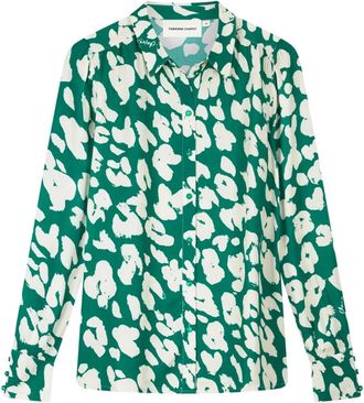 Fab By Fabienne Chapot Coco Blouse - Dames - Overhemden - Groen - S - Leer - Overhemden
