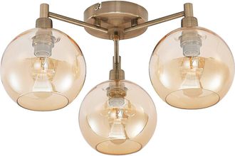 Lindby Lindby L&aacute;mpara De Techo jemissa En Dorado Metal