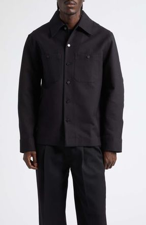 Givenchy Couture Seam Overshirt in Black at Nordstrom, Size Xx-Large