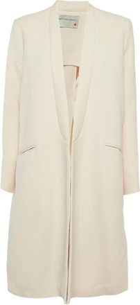 Maison Rabih Kayrouz wool slit-detail coat - Neutrals