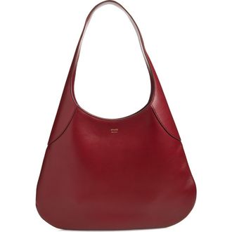 Khaite Large Joan Leather Hobo Bag in 524 Oxblood at Nordstrom