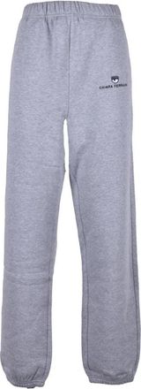 Chiara Ferragni Katoenen Pantalone - Dames - Sweatpants - Grijs - L - Katoen - Broeken
