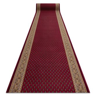 RugsX Passatoia Gommata Inca Bordo 100cm Red 100x830 Cm