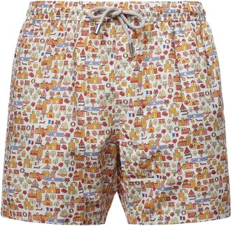 MC2 Saint Barth Lichtgewicht Zwemshorts tot Halverwege de Dij - Heren - Strandmode - Veelkleurig - S - Polyester - Badmode