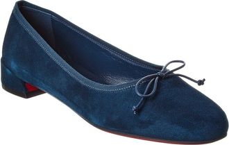 Christian Louboutin Sweetie Jane Suede Flat