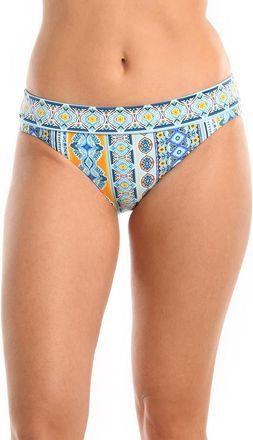 La Blanca Scarf Banded Hipster Bikini Bottoms in Ice Blue at Nordstrom Rack, Size 10