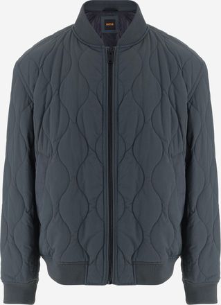 HUGO BOSS nylon jack met gewatteerd patroon