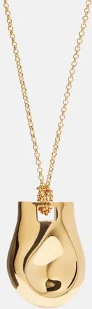 Khaite Keefe 18kt gold-plated pendant necklace