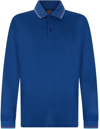 Paul & Shark Lange Mouw Polo - Heren - Polos - Blauw - XL - Katoen - Tops