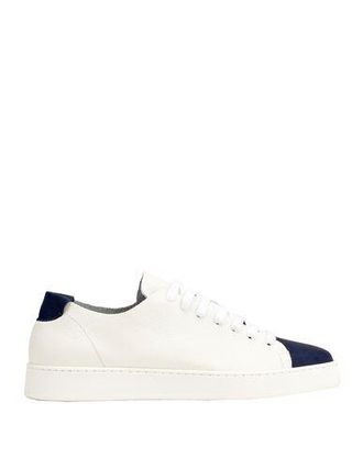 8 by YOOX LEATHER LOW-TOP SNEAKERS