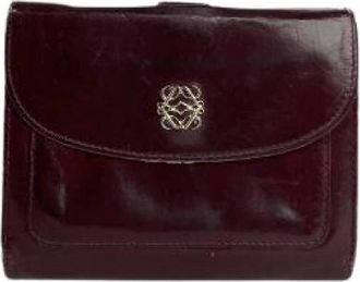 Loewe Pre-owned Wallets, female, Red, Size: ONE SIZE Pre-owned Madrid Vintage Wallet