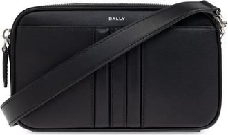 Bally logo-print messenger bag - men - Recycled Leather - OS - Black