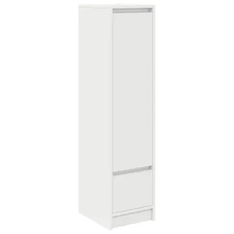 vidaXL Credenza Bianca 29,5x34x119,5 Cm In Legno Multistrato - Vidaxl
