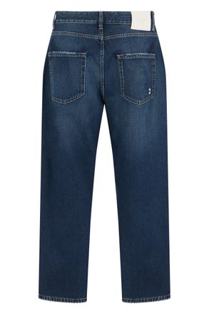 Icon Denim Los Angeles Straight-Leg Cotton Denim Jeans - Blue