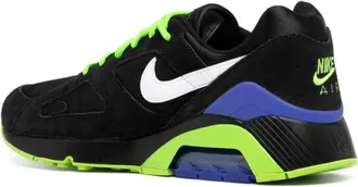 Nike Mens Air Max Sneakers Black Leather Rubber