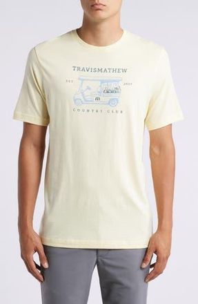 Travis Mathew Tiki Mapes Graphic T-Shirt in French Vanilla at Nordstrom Rack, Size X-Large