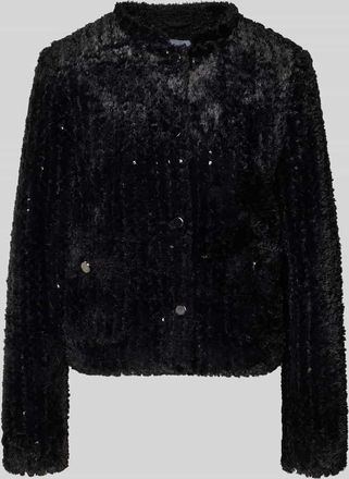 More & More More & More Slim Fit Blazer mit aufgesetzten Taschen in Black, Gr&ouml;&szlig;e 34