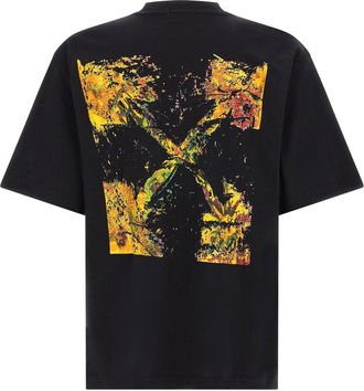 Off-white Spices Arrow Graphic Print T-Shirt - Black
