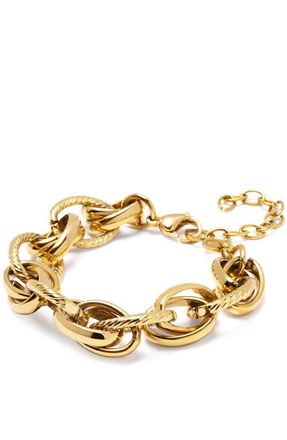 Nialaya Mixed Link Statement Bracelet in Gold at Nordstrom, Size X-Small