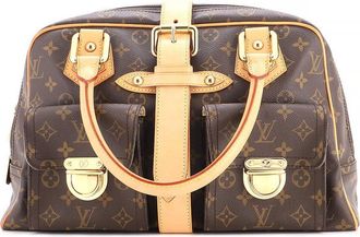Louis Vuitton Brown Monogram Canvas Manhattan Gm (Authentic Pre-Loved)