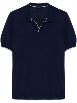 Tシャツ・カットソー Fay FW24 Stretch Cotton Shirt (NCMA149258S U009) MENS/トップス/Tシャツ/カットソー(長袖)(並び順：新着順)｜THE