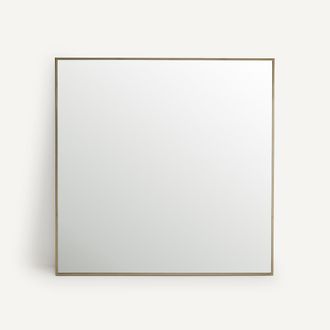 AM.PM Spiegel in ijzermetaal, verouderde messing, H80 cm, Caligone